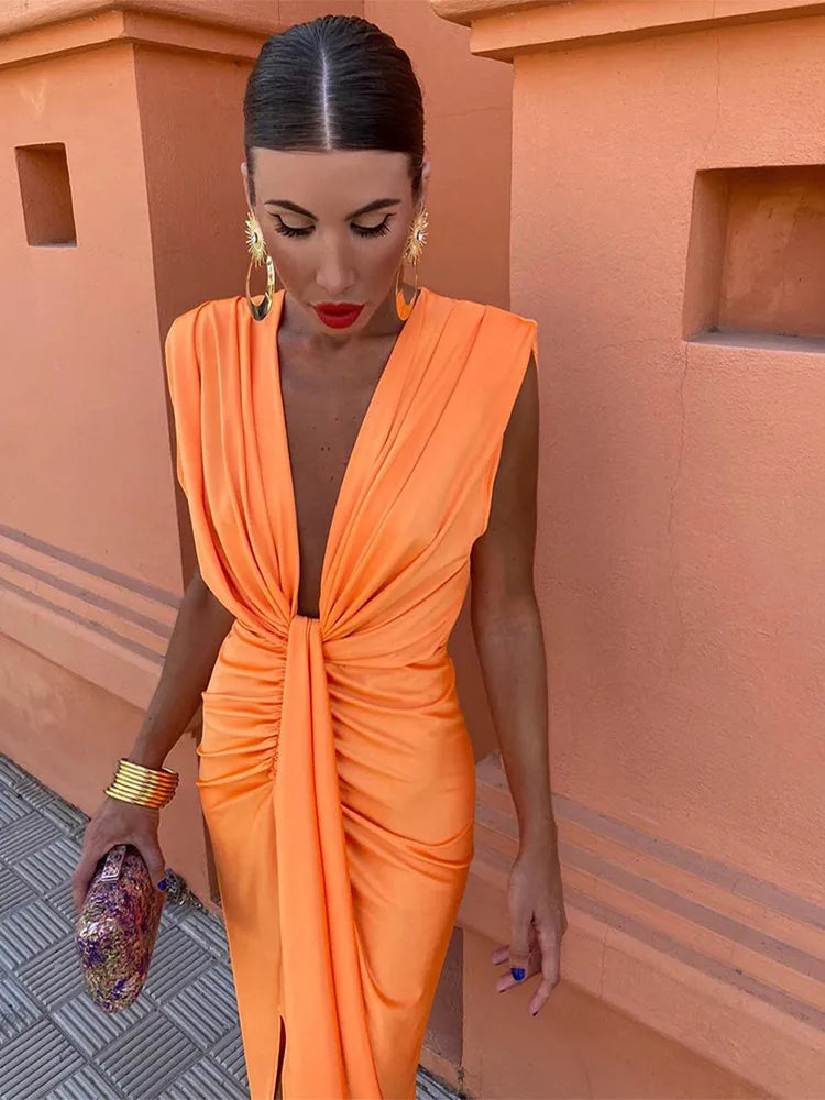 SERENA | CUT-OUT MIDI DRESS